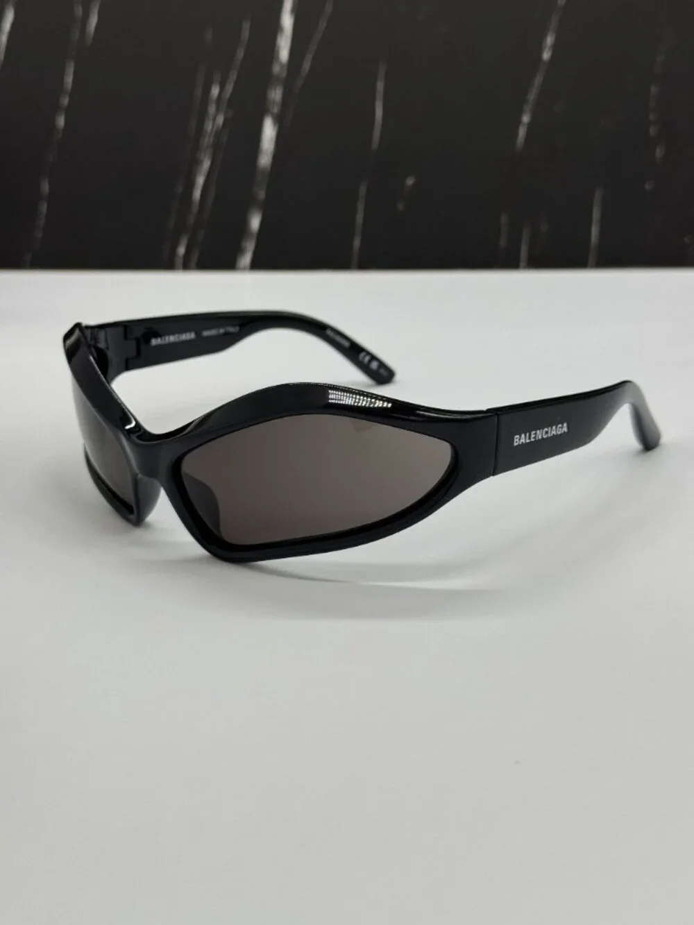 NEW BALENCIAGA BB0314S 001 BLACK UNISEX GEOMETRIC SUNGLASSES BALENCIAGA EYEWEAR